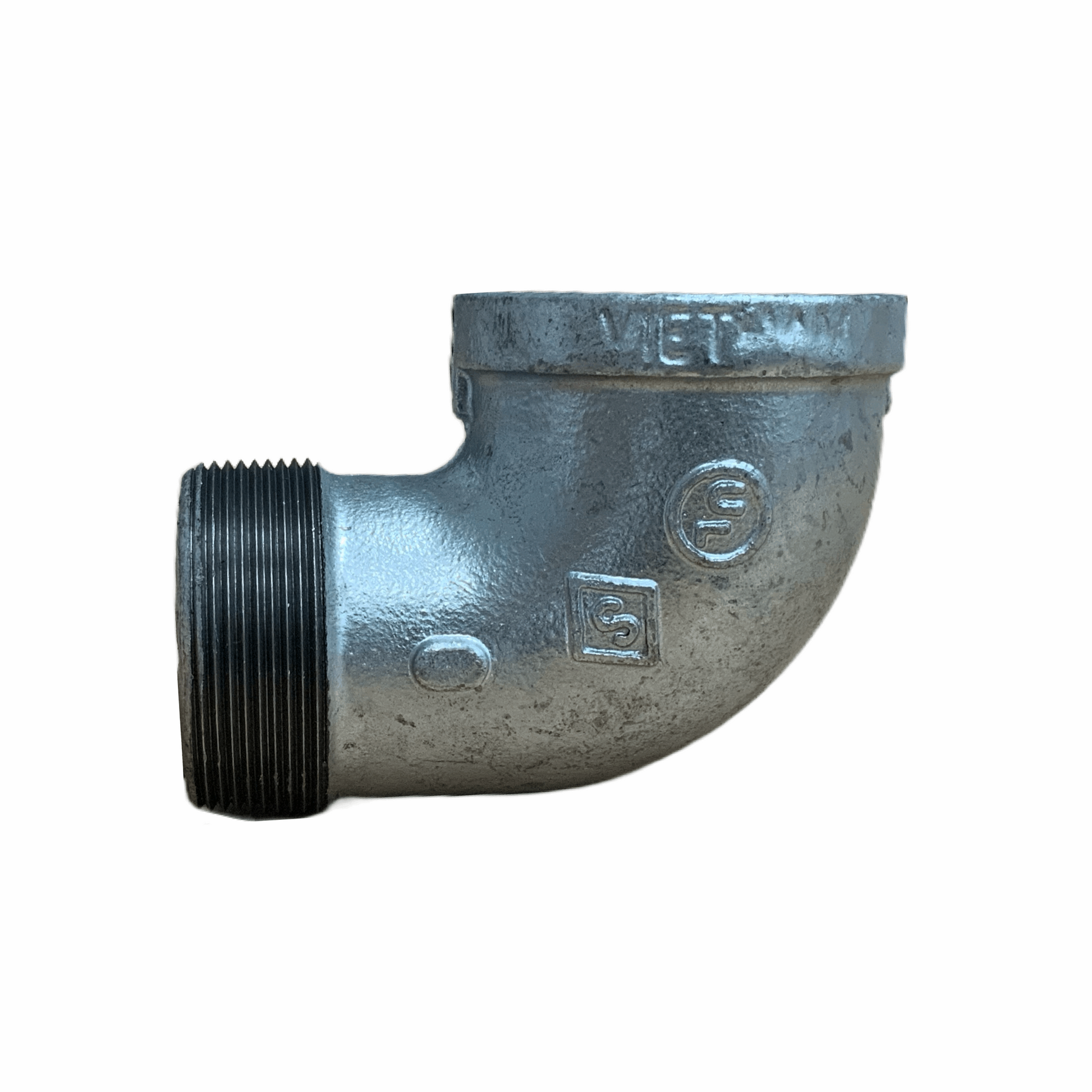 Galvanized Street Elbow, 2 Inch